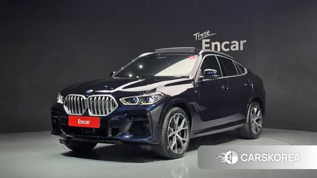 BMW X6 (G06) 2022 Синий из Кореи