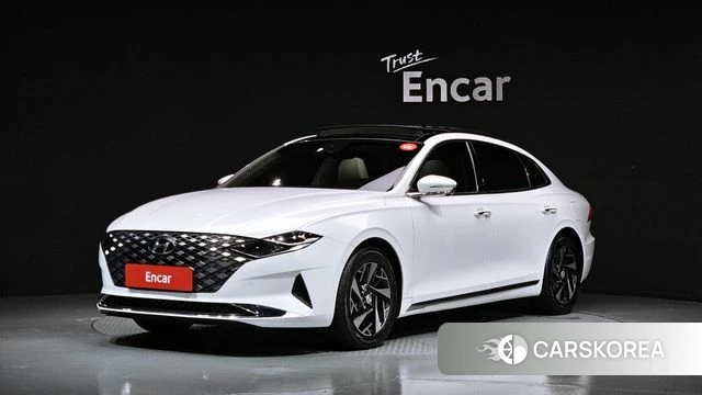 Hyundai The New Grandeur IG Hybrid 2021 Белый из Кореи