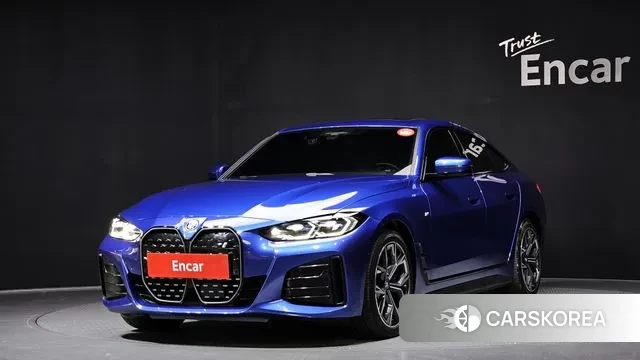 BMW i4 2023 Синий из Кореи