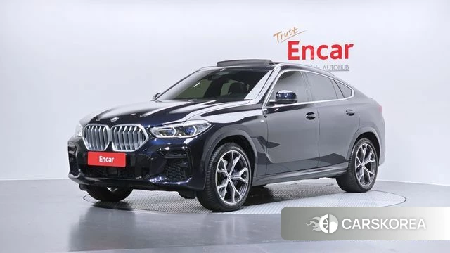 BMW X6 (G06) 2022 Черный из Кореи