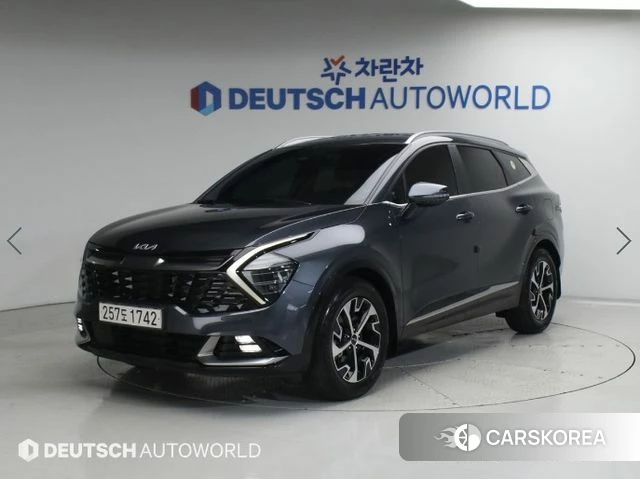 Kia Sportage 5th Generation Hybrid 2021 Серый из Кореи