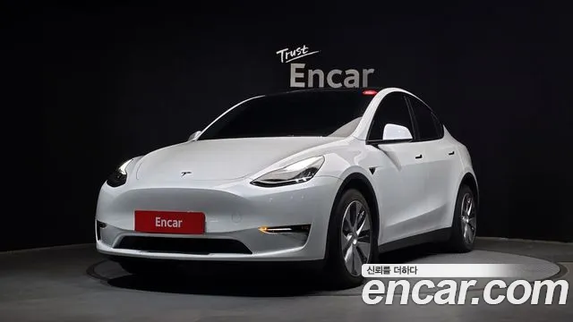 Tesla Model Y 2022 Белый из Кореи