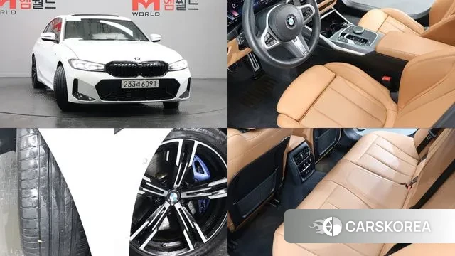 BMW 3 Series (G20) 2023 Белый из Кореи