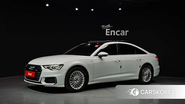 Audi A6 (C8) 2021 Белый из Кореи