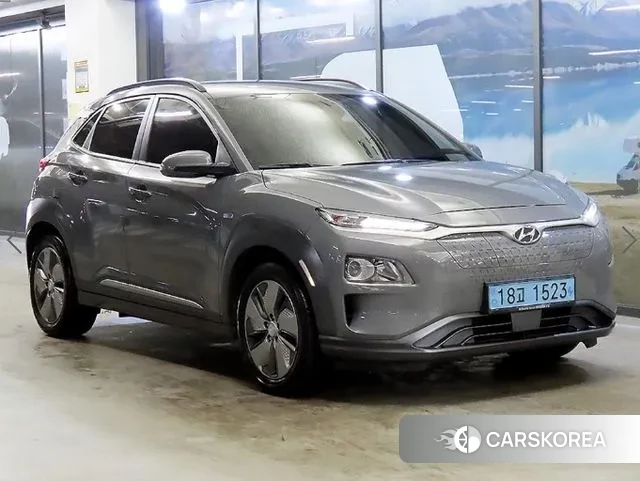 Hyundai Kona Electric 2018 Серебристо-серый из Кореи