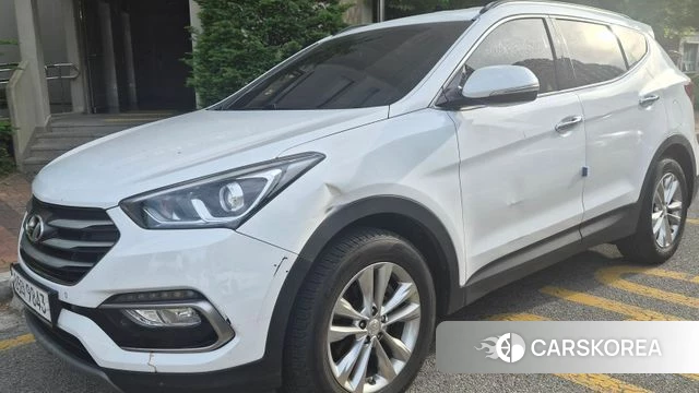 Hyundai Santa Fe The Prime 2018 Белый из Кореи