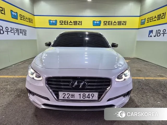 Hyundai Grandeur IG Hybrid 2018 Белый из Кореи