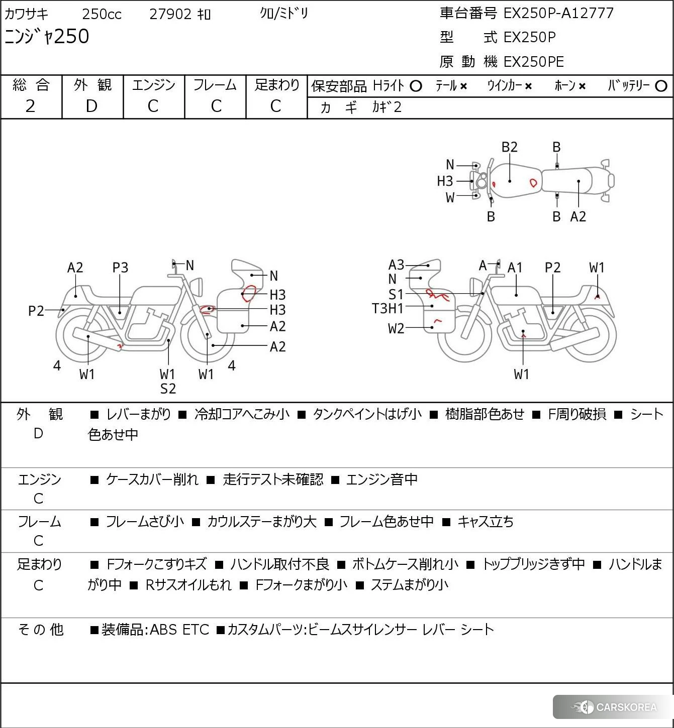 Kawasaki NINJA 250 2018 из Японии, фото 5