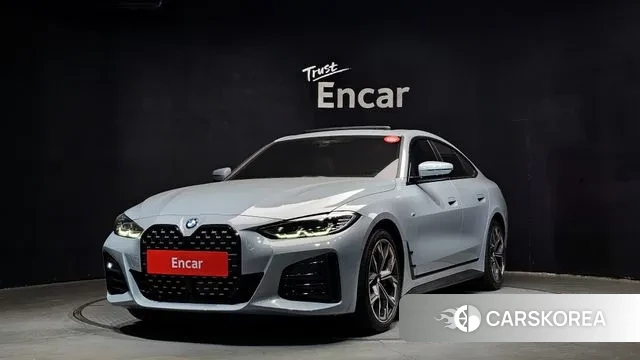 BMW 4 Series (G22) 2024 Серебристо-серый из Кореи