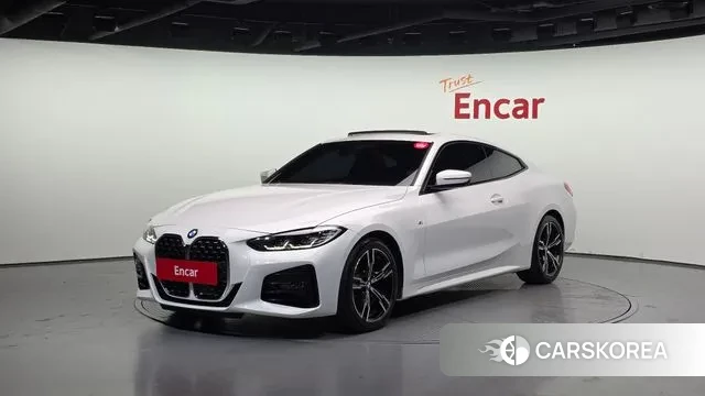 BMW 4 Series (G22) 2021 Белый из Кореи