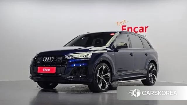 Audi Q7 (4M) 2022 Синий из Кореи