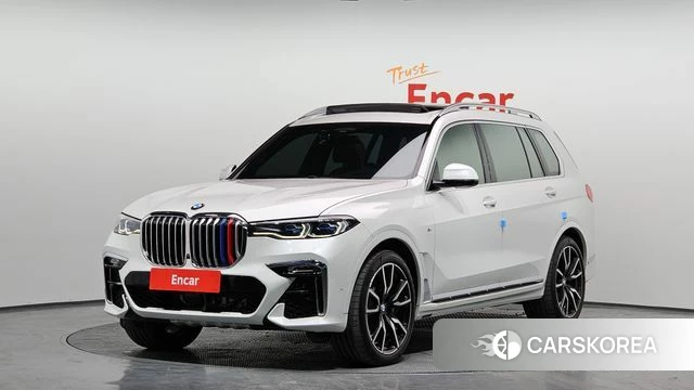 BMW X7 (G07) 2021 Белый из Кореи