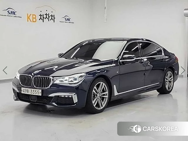 BMW 7 Series (G11) 2018 Черный из Кореи