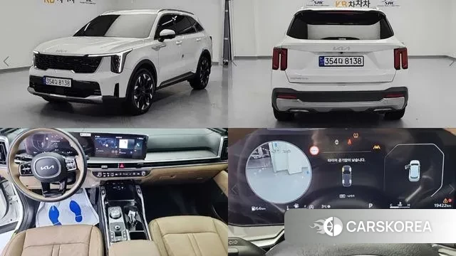 Kia The New Sorento 4th Generation 2024 Белый из Кореи