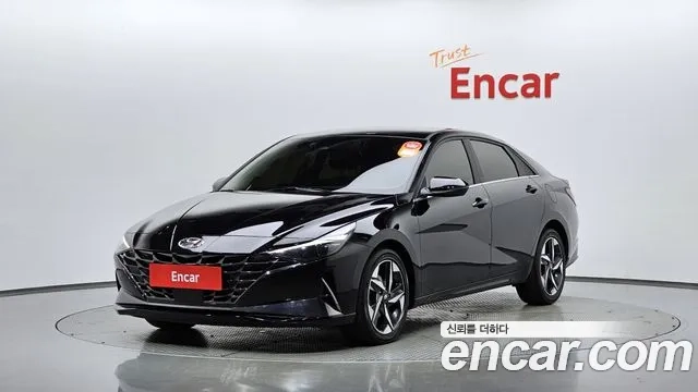 Hyundai Avante (CN7) 2020 Черный из Кореи