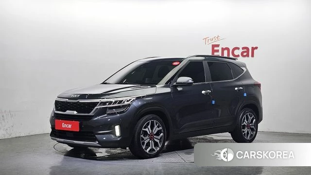 Kia Seltos 2022 Серый из Кореи