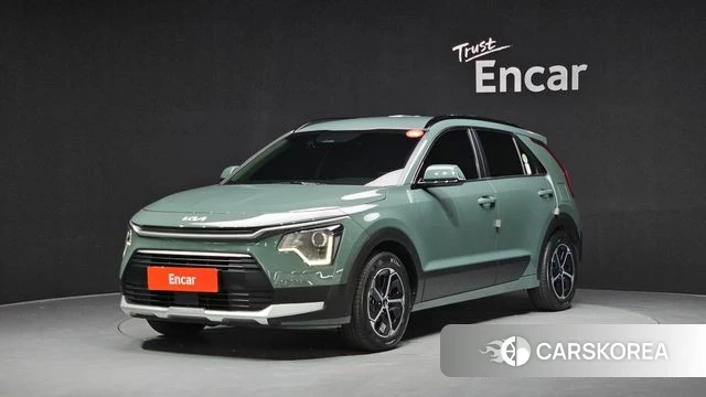 Kia Di Ol Nu Niro 2022 Темно-зеленый из Кореи