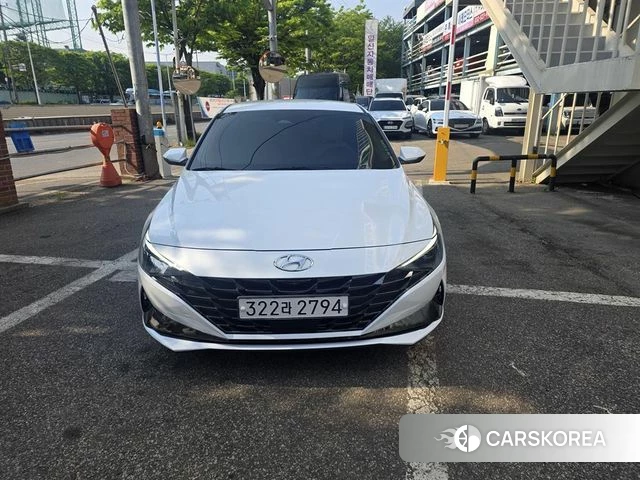 Hyundai Avante (CN7) 2022 Белый из Кореи