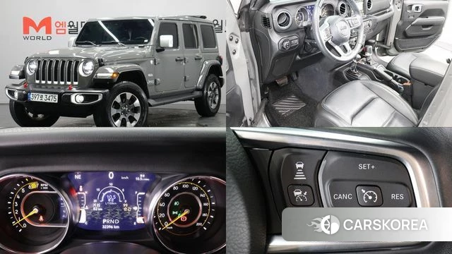 Jeep Wrangler (JL) 2023 Серый из Кореи