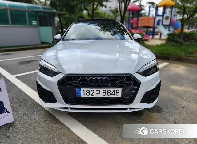 Audi A5 (F5) 2021 Белый из Кореи