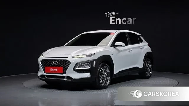 Hyundai Kona Hybrid 2020 Белый из Кореи