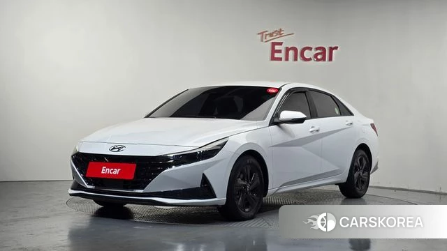 Hyundai Avante (CN7) 2022 Белый из Кореи