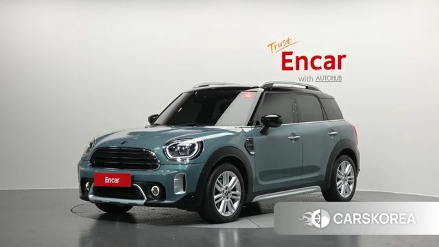 Mini Cooper Countryman 2022 Небесно-голубой из Кореи