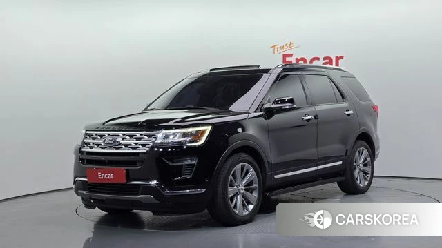 Ford Explorer 2018 Черный из Кореи