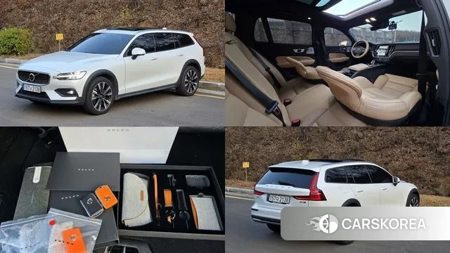 Volvo V60 Cross-Country 2nd Generation 2022 Белый из Кореи