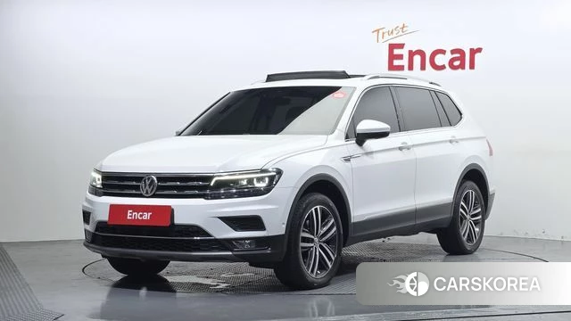 Volkswagen Tiguan Allspace 2020 Белый из Кореи