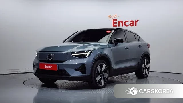 Volvo C40 Richards 2022 Светло-серебряный цвет из Кореи