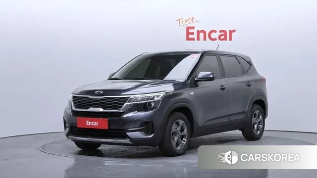 Kia Seltos 2021 Серый из Кореи