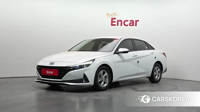 Hyundai Avante (CN7) 2021 Белый из Кореи