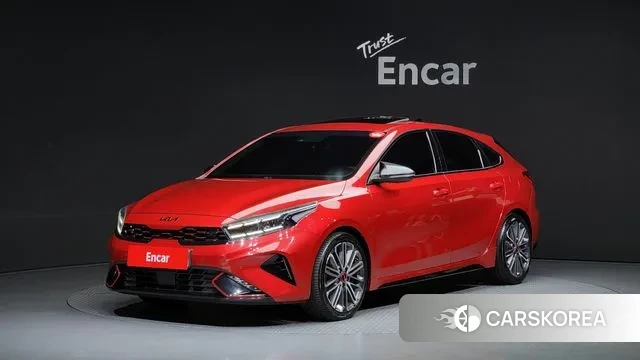 Kia The New K3 2nd generation 2021 Красный из Кореи