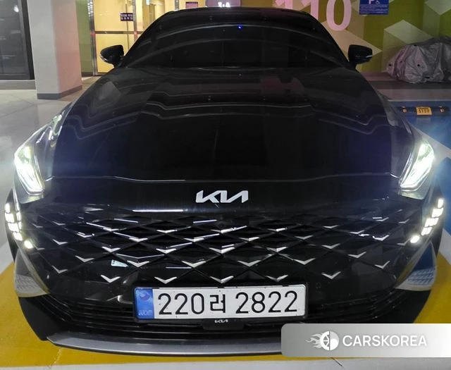 Kia K8 Hybrid 2024 Черный из Кореи