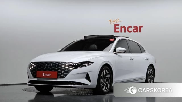 Hyundai The New Grandeur IG Hybrid 2021 Белый из Кореи