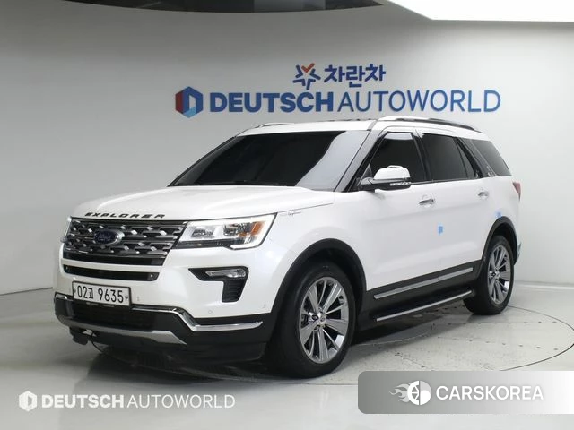 Ford Explorer 2018 Белый из Кореи