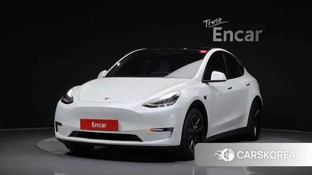 Tesla Model Y 2021 Белый из Кореи