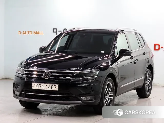 Volkswagen Tiguan Allspace 2018 Черный из Кореи