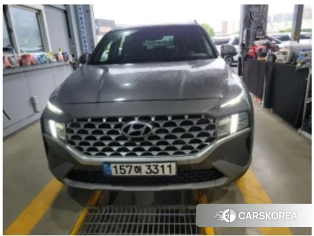 Hyundai The New Santa Fe 2021 Серый из Кореи