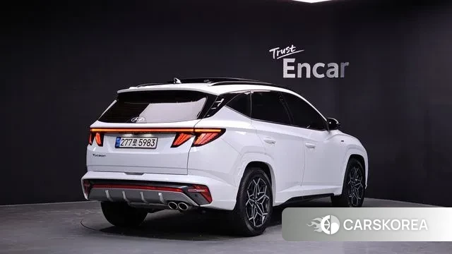 Hyundai Tucson Hybrid (NX4) 2021 Белый из Кореи