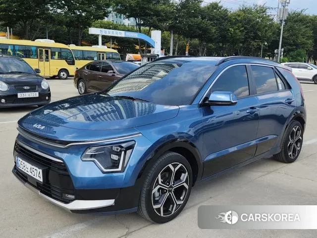 Kia Di Ol Nu Niro 2022 Синий из Кореи