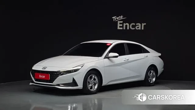 Hyundai Avante (CN7) 2022 Белый из Кореи