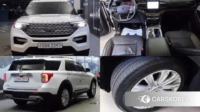 Ford Explorer 6th Generation 2020 Белый из Кореи