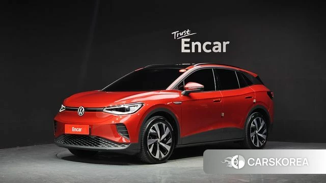 Volkswagen ID.4 2023 Красный из Кореи