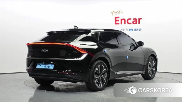 Kia EV6 2023 Черный из Кореи