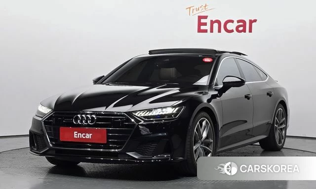 Audi A7 (4K) 2021 Черный из Кореи