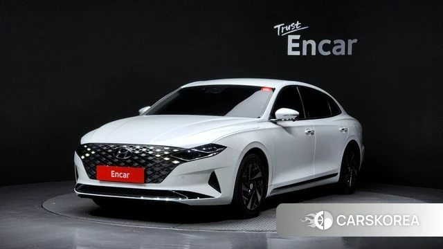 Hyundai The New Grandeur IG Hybrid 2021 Белый из Кореи