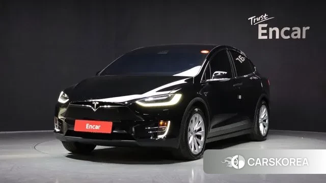 Tesla Model X 2019 Черный из Кореи