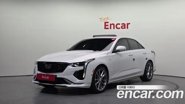 Cadillac CT4 2021 Белый из Кореи